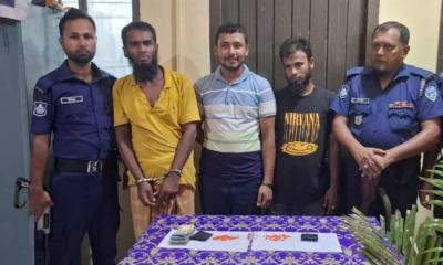 নবীনগরে মাদক বিরোধী অভিযানে গ্রেপ্তার ৩
