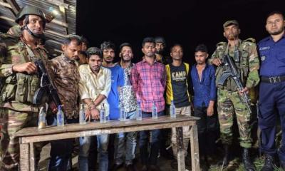 কলমাকান্দায় মাদকসহ আটক সাত
