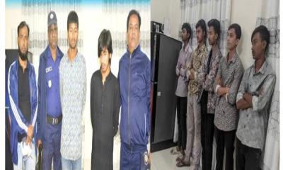 মাদকসেবী ও বিক্রেতা আটক