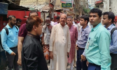 পূর্ব রাজাবাজারে নববর্ষের শুভেচ্ছা বিনিময় রাজউক চেয়ারম্যানের