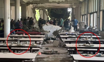 বিমানটি আছড়ে পড়ে ছাত্রাবাসে, খাওয়া অবস্থায় প্রাণ গেল ৫ শিক্ষার্থীর