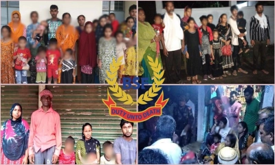 একদিনে ৬ জেলার সীমান্তে ১০৫ জনকে ‘পুশ-ইন’ বিএসএফের
