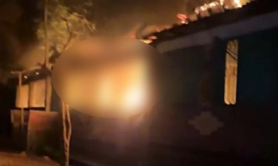 ফরিদপুরে তিন বসতঘর আগুনে পুড়ে ছাই