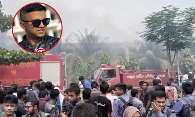 উত্তরায় বিমান বিধ্বস্ত,  পাইলটের মৃত্যু