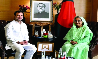 হাসিনাকে দেশে ফেরানোর বিষয়ে ‘মুখে কুলুপ’ রাহুল গান্ধীর