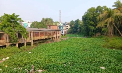 দখল-দূষণে অস্তিত্ব সংকটে লক্ষ্মীপুরের রহমতখালী খাল