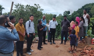 রাঙামাটিতে বৃষ্টিতে পাহাড় ধসের শঙ্কা, সতর্কতা জারি