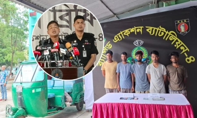 অটোরিকশা ছিনতাই করতে চালককে হত্যা, গ্রেপ্তার ৫