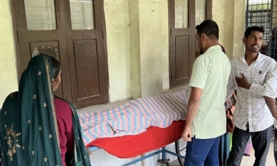 সাব্বির আহমেদকে কুষ্টিয়া জেনারেল হাসপাতালে চিকিৎসার জন্য নেওয়া হয়। ছবি- রূপালী বাংলাদেশ