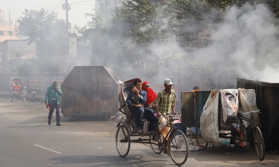 আজ বিশ্বে সবচেয়ে দূষিত বাতাস ঢাকায়
