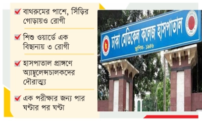 শেষ আশ্রয় ঢাকা মেডিকেল নেই তিল ধারণের ঠাঁই