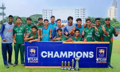 শ্রীলঙ্কা জয় করে দেশে ফিরলেন যুব টাইগাররা
