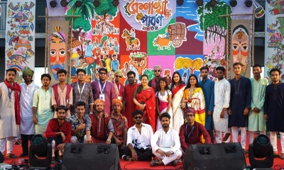 বর্ণাঢ্য আয়োজনে উত্তরা ইউনিভার্সিটিতে বৈশাখী পার্বণ উদযাপন