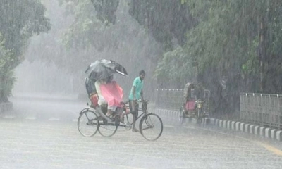আজও  রাজধানীতে বজ্রবৃষ্টির পূর্বাভাস