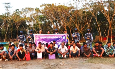 ভোলায় ড্রেজার-বাল্কহেডসহ আটক ৩৭