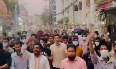 চট্টগ্রামে ছাত্রলীগের ঝটিকা মিছিল