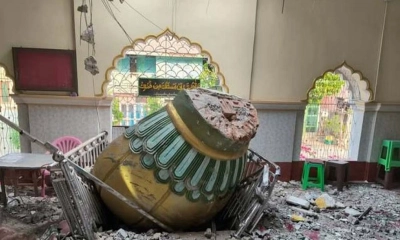 ভূমিকম্পে মিয়ানমারে প্রায় ৬০টি মসজিদ ধ্বংস