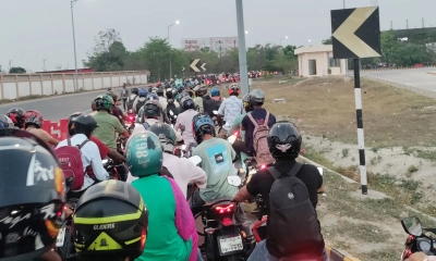 ঢাকামুখী যাত্রীদের চাপ বেড়েছে পদ্মা সেতুর টোল প্লাজায়