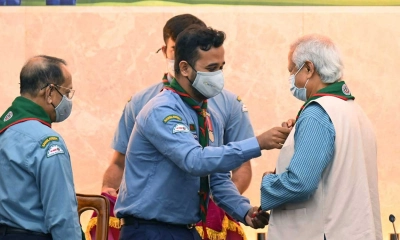স্কাউটস কাব কার্নিভালের উদ্বোধন করলেন প্রধান উপদেষ্টা