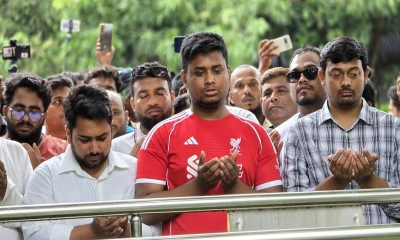 আবরার ফাহাদের কবর জিয়ারত এনসিপি নেতাদের