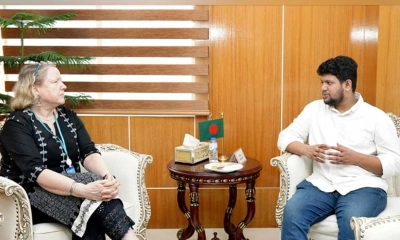 তথ্য উপদেষ্টার সঙ্গে ইউনেস্কোর বাংলাদেশ প্রতিনিধির সাক্ষাৎ