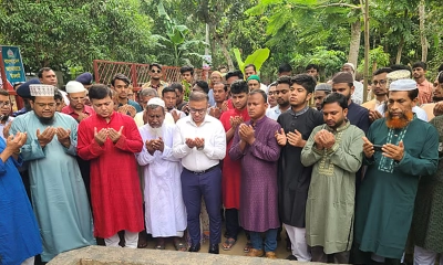 আবু সাঈদের কবর জিয়ারতের মধ্য দিয়ে ‘জুলাই শহীদ দিবস’ কর্মসূচির শুরু