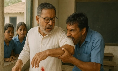 দপ্তরির কামড়ে প্রধান শিক্ষক আহত