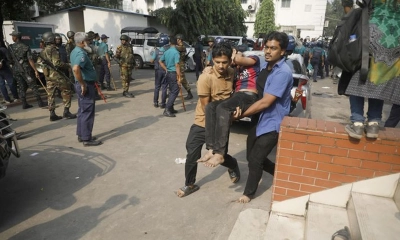 সচিবালয়ের সামনে শিক্ষার্থী-আইনশৃঙ্খলা বাহিনীর সংঘর্ষ, আহত ৫০