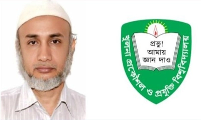 খুলনা প্রকৌশল ও প্রযুক্তি বিশ্ববিদ্যালয়ের নতুন ভাইস-চ্যান্সেলর ড. মো. মাকসুদ হেলালী। ছবি- রূপালী বাংলাদেশ