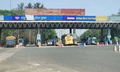 যমুনা সেতু দিয়ে একদিনে ৩১ হাজার গাড়ি পারাপার