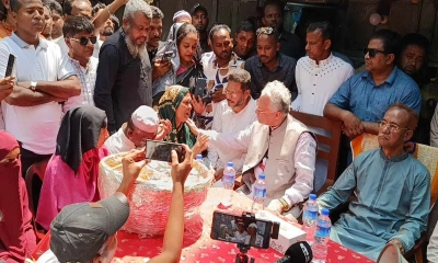 শহীদ জসিমের পরিবারের পাশে আলতাফ হোসেন চৌধুরী