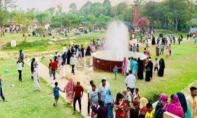 শ্রীমঙ্গলের পর্যটন স্পটগুলোতে উপচেপড়া ভিড়