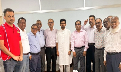 ক্রীড়া উপদেষ্টার সঙ্গে ব্রিজ বিশ্বকাপ কোয়ালিফায়ার দলের সাক্ষাৎ