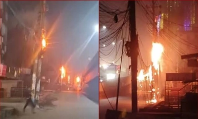 বহদ্দারহাটে বৈদ্যুতিক খুঁটিতে আগুন রহস্য, যা জানা গেল