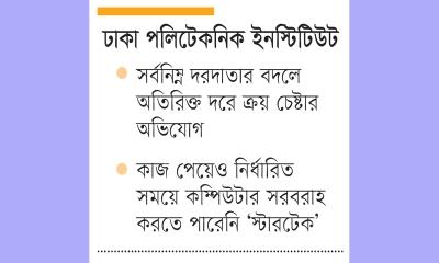 কম্পিউটার কেনার কার্যাদেশ পেল চতুর্থ সর্বনিম্ন দরদাতা!