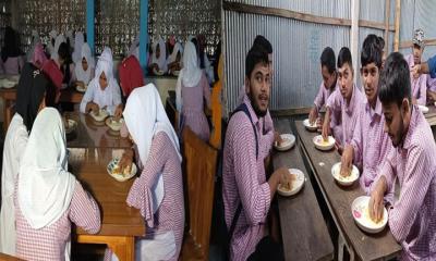 কলেজে ১০ টাকায় দুপুরের খাবার পাচ্ছে শিক্ষার্থীরা
