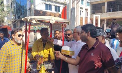 সাবেক মন্ত্রী আব্দুস সালাম পিন্টুর খালাসে টাঙ্গাইলে আনন্দ মিছিল