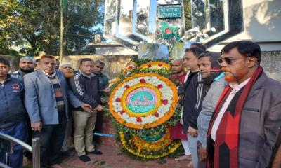 মাটিরাঙ্গায় বিজয় দিবসে বিএনপির শোভাযাত্রা ও পুষ্পস্তবক অর্পণ