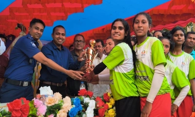 বছরের নতুন চ্যাম্পিয়ন ধনবাড়ী উপজেলা নারী ফুটবল দল
