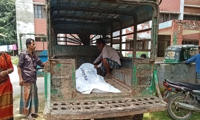 মাটিরাঙ্গায় শান্তি পরিবহনের চাপায় প্রাণ গেল নারীর