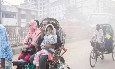 ছুটির দিনেও আজ ঢাকার বাতাস অস্বাস্থ্যকর
