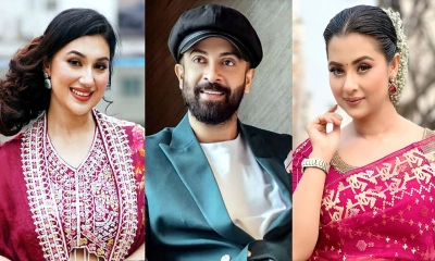 শাকিবকে নিয়ে আবেগঘন পোস্ট করে আলোচনায় অপু-বুবলী