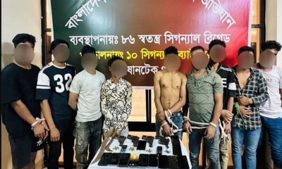 রাজধানীতে সেনাবাহিনীর অভিযান, গ্রেপ্তার ১০