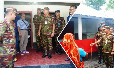 যশোরে আগুনে ক্ষতিগ্রস্ত ১৪ পরিবারকে পুনর্বাসন করল সেনাবাহিনী