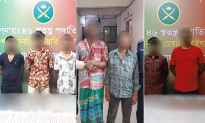 যৌথ বাহিনীর অভিযানে সারা দেশে আটক ২০০