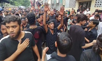 ‘হায় হোসেন’,‘হায় হোসেন’ ধ্বনিতে মুখরিত রাজধানীর বিভিন্ন এলাকা
