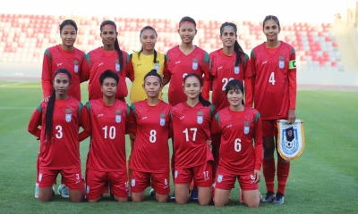 ফিফা নারী র‍্যাঙ্কিংয়ে বাংলাদেশের উন্নতি