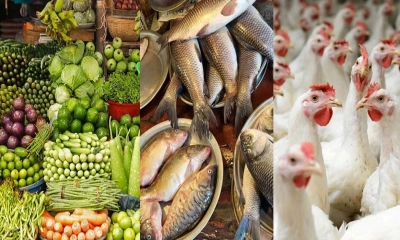 সবজি-মুরগির দাম কমলেও চড়া মাছের বাজার