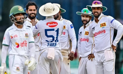 ইনিংস হারের মুখে বাংলাদেশ