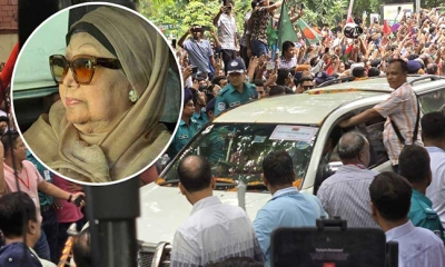 ফিরোজায় পৌঁছেছেন খালেদা জিয়া